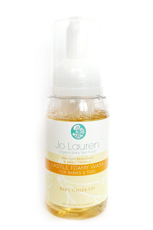 Jo Lauren Organic orange and bergamot Castile soap wash shampoo