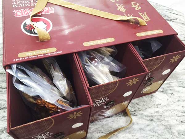 lao ban niang confinement herbal soup