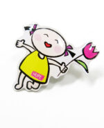 Children's Cancer Foundation Collar Pin <BR> Girl (Hope)